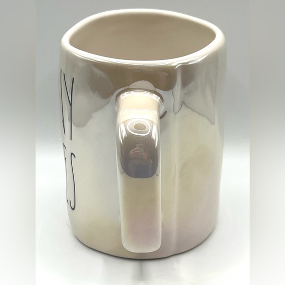 Rae Dunn by Magenta BUNNY KISSES Pearl Coffee Mug NWOT - Picture 3 of 7